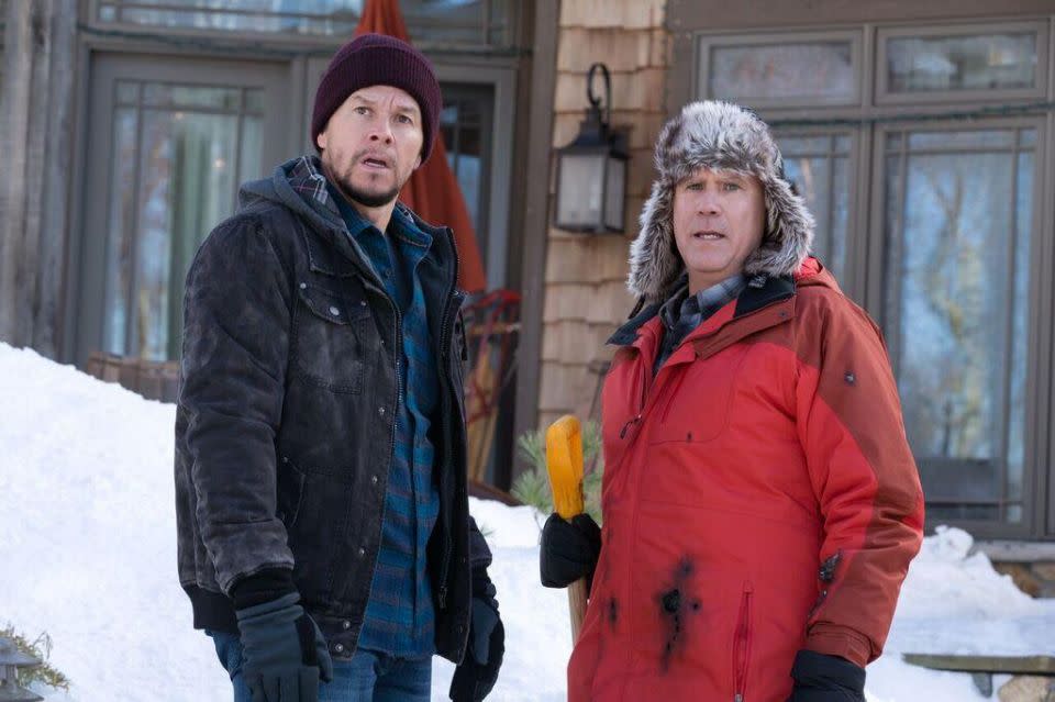 Mark Wahlberg and Will Ferrell in film Daddy's Home 2. Source: Supplied