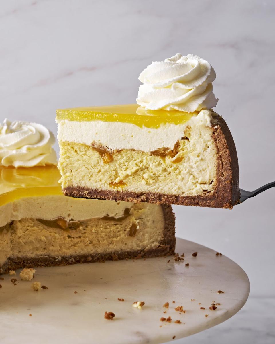 Copycat Cheesecake Factory Mango Key Lime Cheesecake