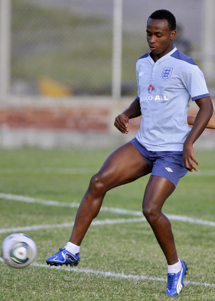 Saido Berahino with the England U20 squad. (AIZAR RALDES/AFP/Getty Images)