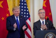 U.S. President Trump hosts U.S.-China trade signing ceremony at the White House in Washington