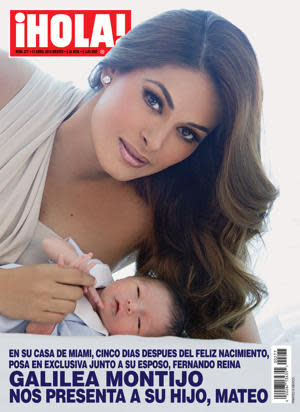 Galilea presenta a su bebé en la revista Hola