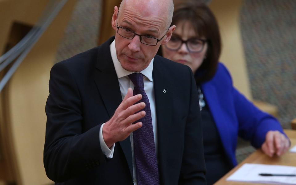 John Swinney has cancelled the collection of ACEL figures for 2019/20 - PA