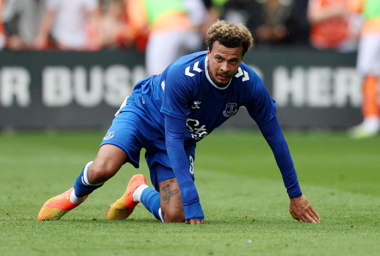 Dele Alli while playing for Everton.