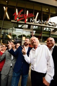 Richard Branson at the new Virgin MiamiCentral hub | Virgin Trains USA