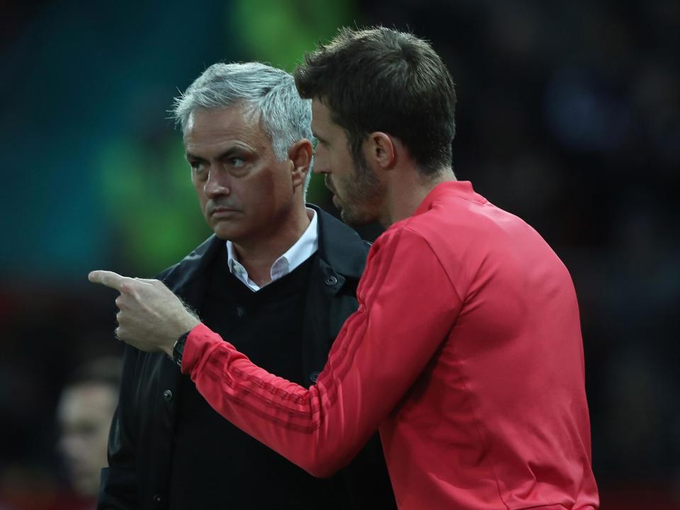 Michael Carrick dismisses claims Manchester United players are not trying for Jose Mourinho