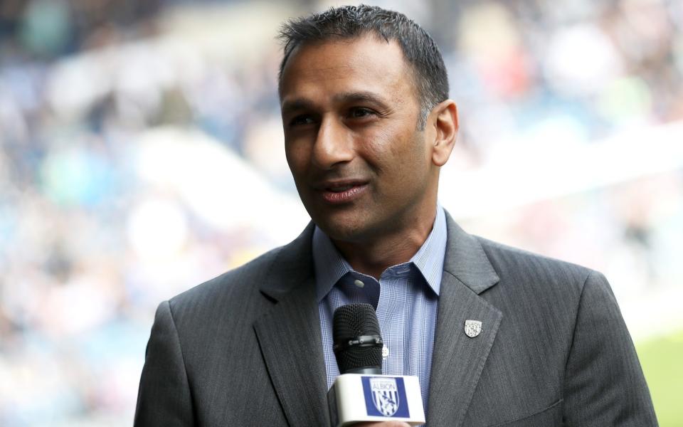 Shilen Patel Chairman and owner of West Bromwich Albion - 'King Carlos' Corberan has led West Brom to three games from Premier League without spending a penny