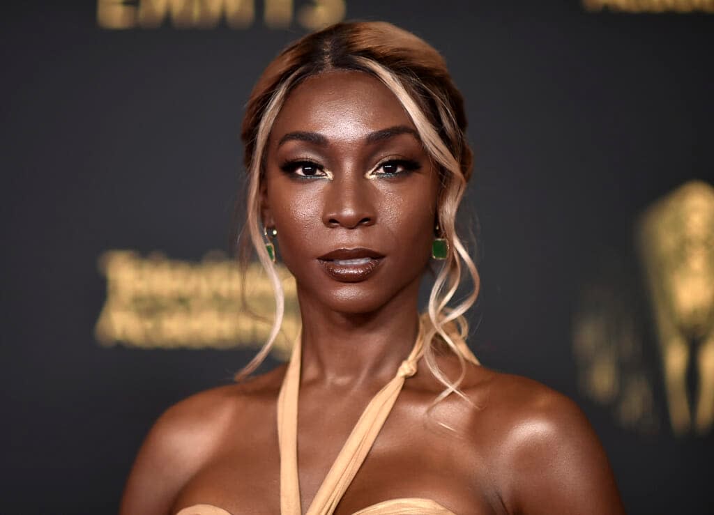 Angelica Ross appears at the Creative Arts Emmy Awards in Los Angeles on Sept. 11, 2021. (Photo by Richard Shotwell/Invision/AP, File)