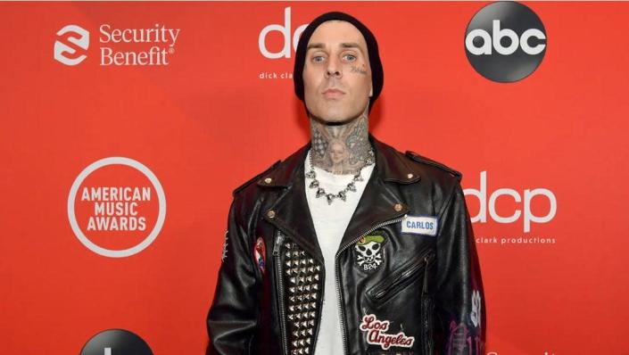 Travis Barker was involved in a fatal plane crash in 2008. <span class="copyright">Getty Images</span>