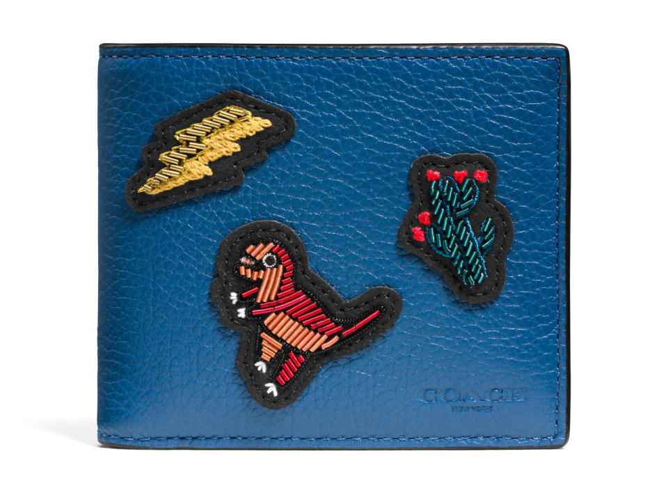 <p>3-in-1 Wallet in Grain Leather With Patches, $250, <a rel="nofollow noopener" href="http://www.coach.com/coach-3-in-1-wallet-in-grain-leather-with-patches/58029.html" target="_blank" data-ylk="slk:coach.com;elm:context_link;itc:0;sec:content-canvas" class="link ">coach.com</a>.</p>