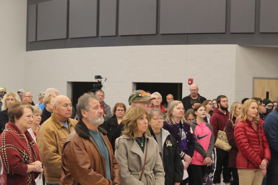 Hundreds of residents turned out to get a look at the new Fremont Ross High School building Sunday. The building has been under construction since 2019 and will officially open for classes in January.
