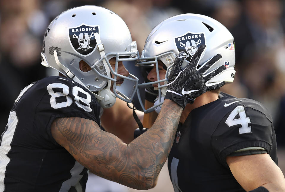 Where next? The Oakland Raiders still don’t have a home for the 2019 season, and two cities want to share them. (AP)