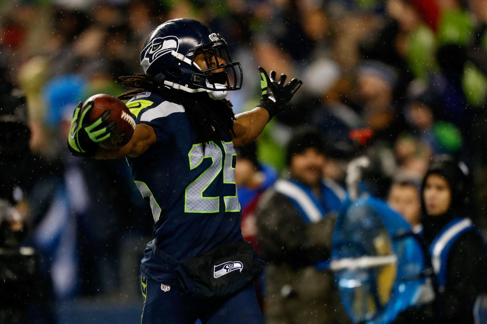Richard Sherman, now a 49er, is helping his new teammate. (Getty)