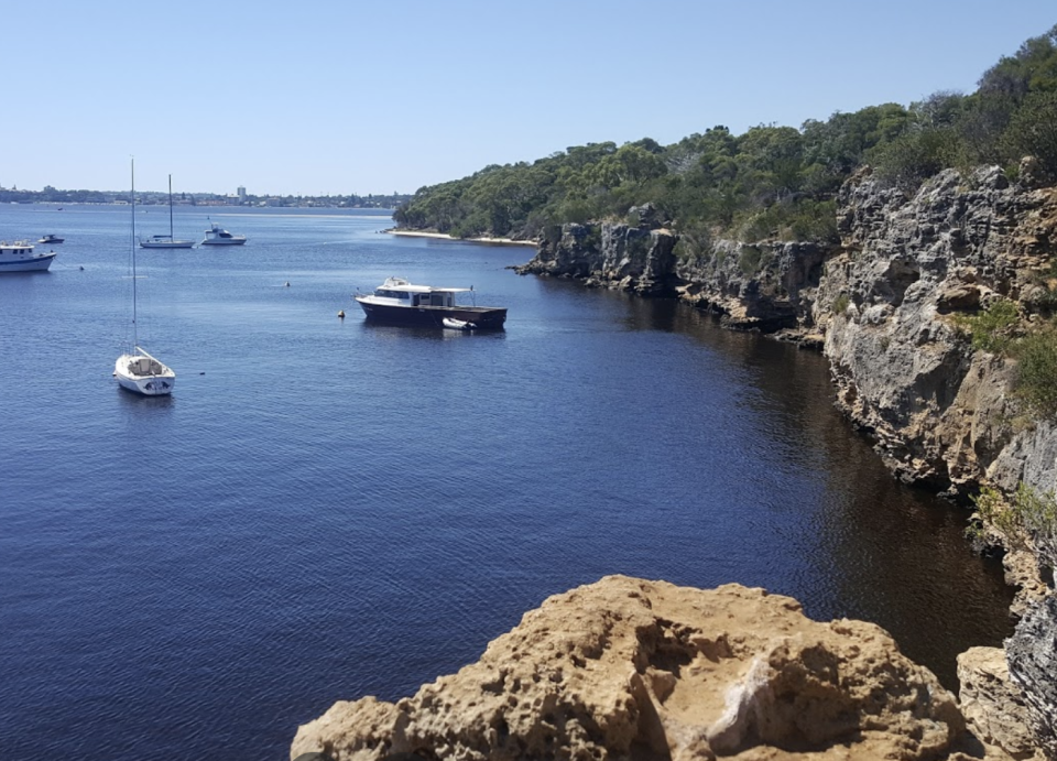 The Swan River at Bicton, southwest of Perth. Source: Google Maps