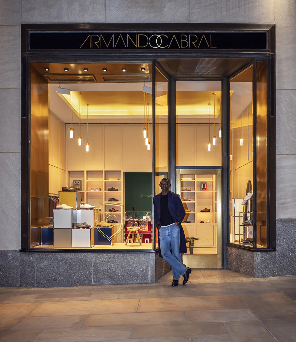 Armando Cabral, store, shoes, shoe store, model, designer, Rockefeller Center