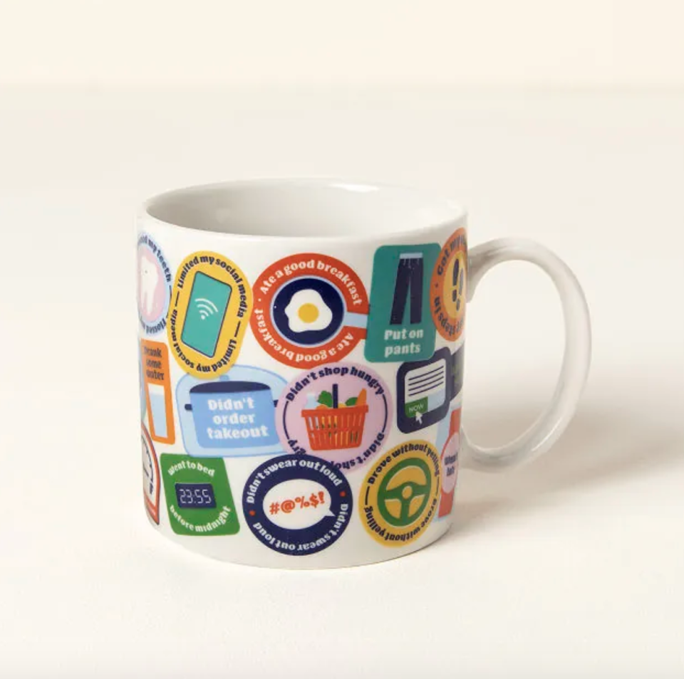 <p><a href="https://go.redirectingat.com?id=74968X1596630&url=https%3A%2F%2Fwww.uncommongoods.com%2Fproduct%2Fadulting-merit-badge-mug&sref=https%3A%2F%2Fwww.elledecor.com%2Fshopping%2Fg46078531%2Fwhite-elephant-gifts%2F" rel="nofollow noopener" target="_blank" data-ylk="slk:Shop Now;elm:context_link;itc:0;sec:content-canvas" class="link ">Shop Now</a></p><p>Adulting Merit Badge Mug</p><p>uncommongoods.com</p><p>$15.00</p>