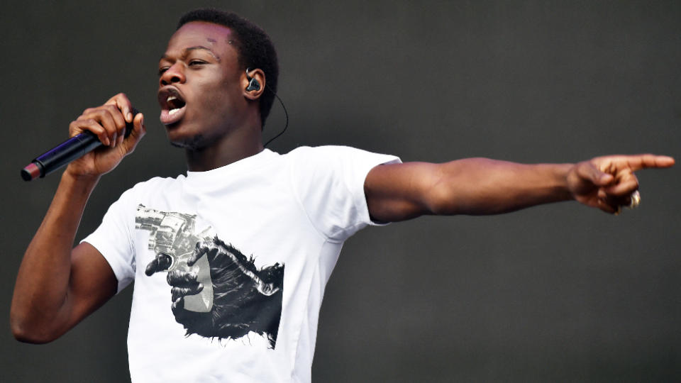 J Hus plays Main Stage at Reading Festival Sunday 26th August 2018