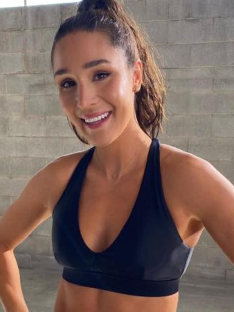 Kayla Itsines will remain as head fitness coach on Sweat. Picture: Instagram