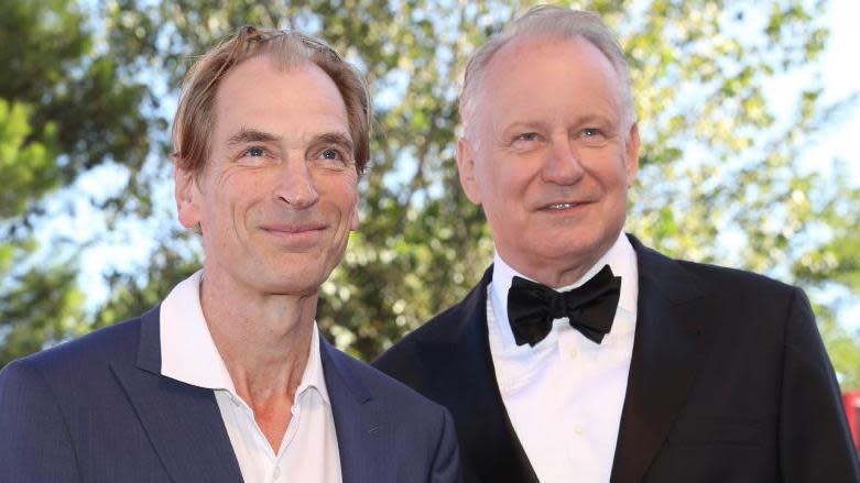 Julian Sands y Stellan Skarsgård