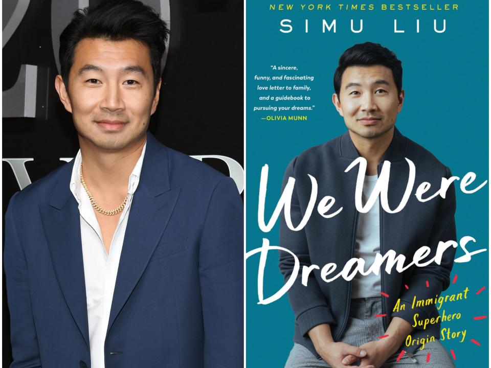 Simu Liu celebrity memoir "We Were Dreamers: An Immigrant Superhero Origin Story"