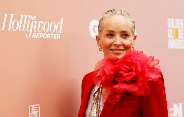 Sharon Stone arrives for The Hollywood Reporter's second annual 