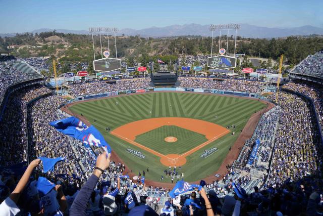 We brought the whole gang for LA Kings Night at Dodgers Stadium