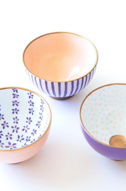 Japanese printed bowls