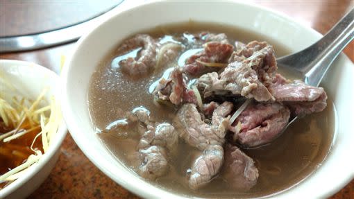台南的牛肉湯很有名。（圖／翻攝自臉書）
