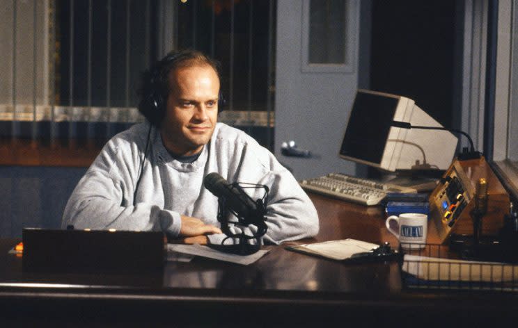 Kelsey Grammer as Dr. Frasier Crane on “Frasier.” (Photo: Paul Drinkwater/NBCU Photo Bank)