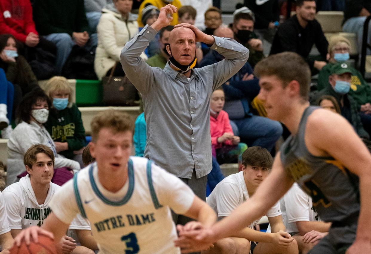 Mark Tomashek recently stepped down as the Ashwaubenon boys basketball coach.