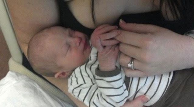 Mrs Johnston shared her story in hopes it might prevent another family from losing a baby in the same way. Pictures: Facebook