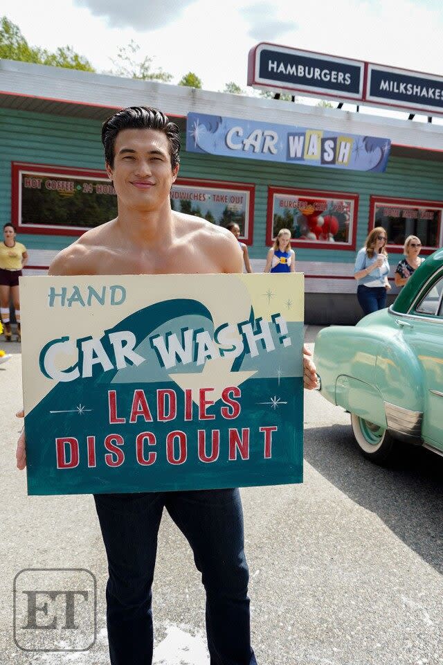 Looks like there's plenty of suds and studs coming to a future episode of 'Riverdale'!