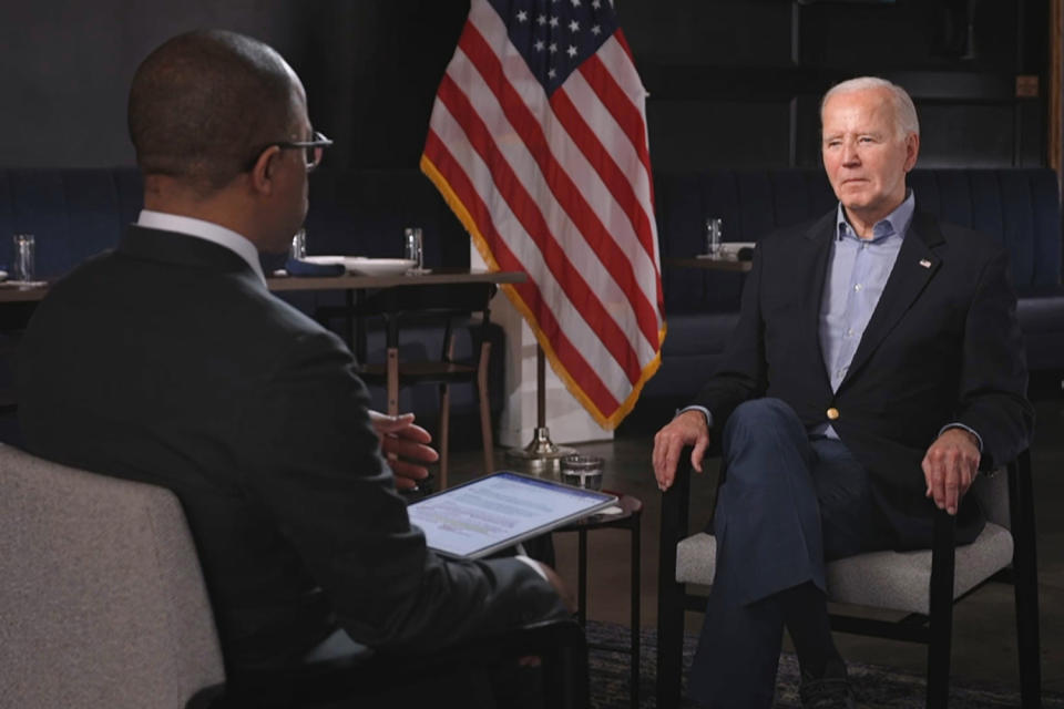 Jonathan Capehart sits down with President Joe Biden. (MSNBC)