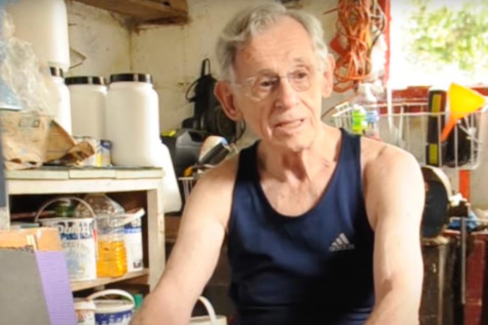 Richard Morgan, 93, was the subject of a new case study, which found he is as fit as someone half his age. The Irishman wasn’t very active until he began indoor rowing regularly at 73 years old. YouTube/Irish Examiner