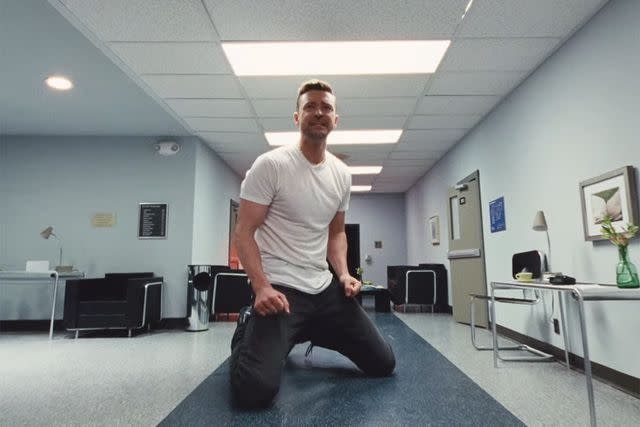 <p>Justin Timberlake/Youtube</p> Justin Timberlake in the music video for "Selfish" (2024)