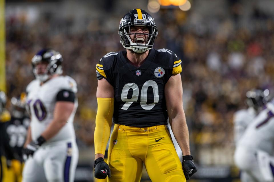 The Pittsburgh Steeler's T.J. Watt is the highest paid edge rusher in the NFL.