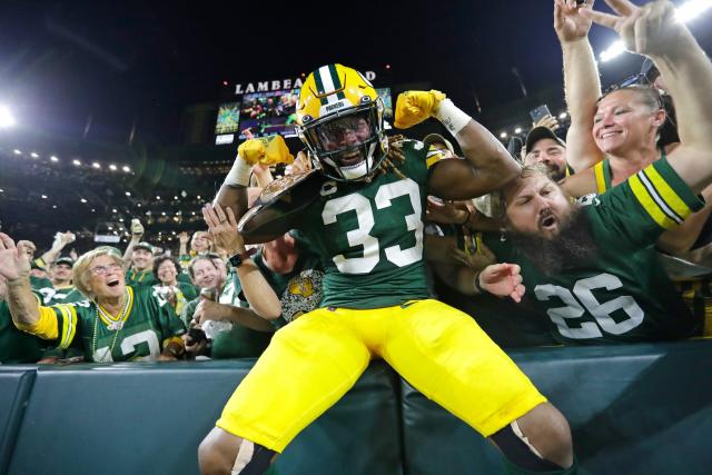 Packers RB Aaron Jones ranks No. 64 on NFL Top 100 players list