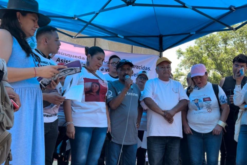 Colectivos y familiares de personas desaparecidas hicieron un llamado a unirse a la Jornada Nacional de Búsqueda. Foto: Marcela Nochebuena