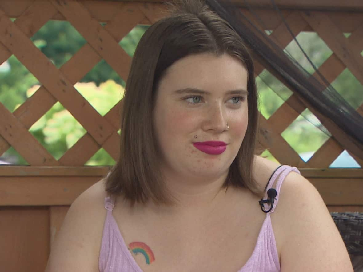 Emily Black of Amherst, N.S. says she's been turned away from the hospital when trying to access mental health care more than 100 times.  (Patrick Callaghan/CBC - image credit)