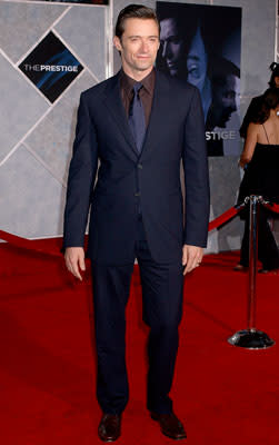 Hugh Jackman at the Hollywood premiere of Touchstone Pictures' The Prestige