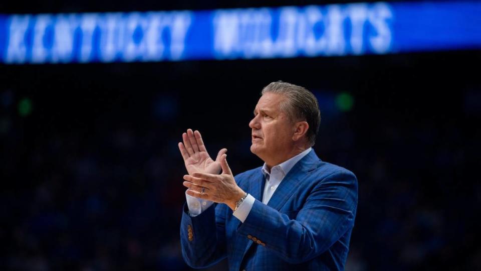 John Calipari will officially begin his 15th season as Kentucky Wildcats men’s basketball coach when the Cats face New Mexico State on Monday night in the 2023-24 season opener.