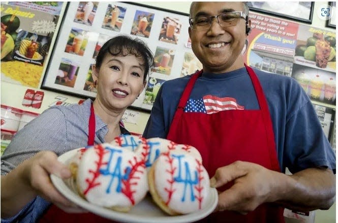 Sam and Raven Phon are preparing to open Ravin's Donuts & Boba Tea between the AutoZone and AMPM near the corner of Highway 18 and Rancherias Road in Apple Valley.