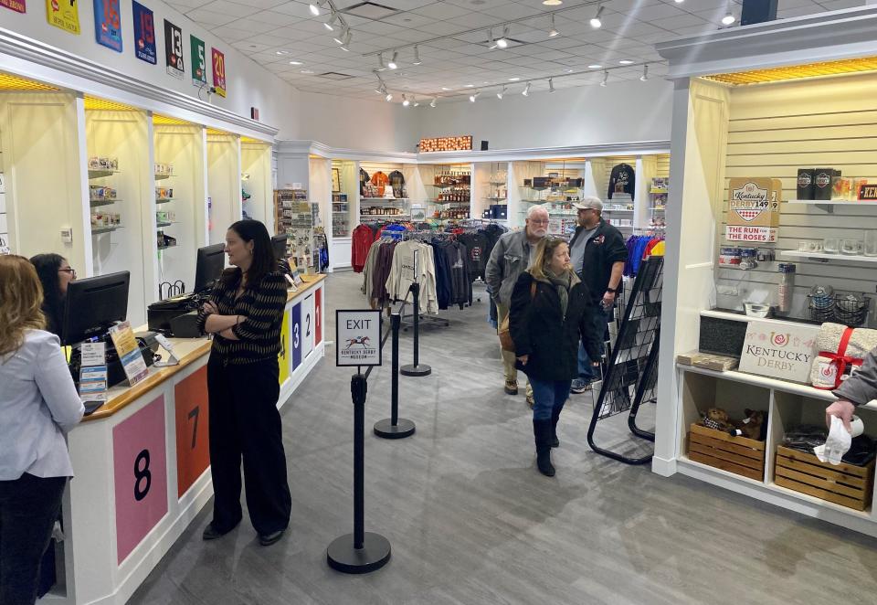 Kentucky Derby Museum's renovated gift shop.  704 Central Ave.