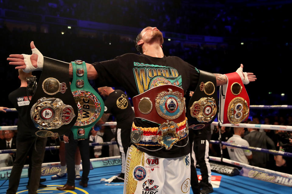 Oleksandr Usyk is now 16-0 with 12 knockouts in his professional career. (Nick Potts/PA)