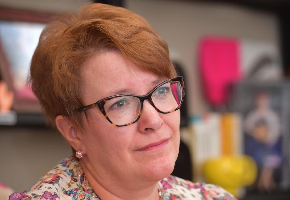 Camille Lewis is an assistant professor in the Department of Communications at Furman University and a former Bob Jones University graduate and faculty member. Professor Lewis took the time in her office on Aug. 17, 2023 to talk about teaching at the university level.