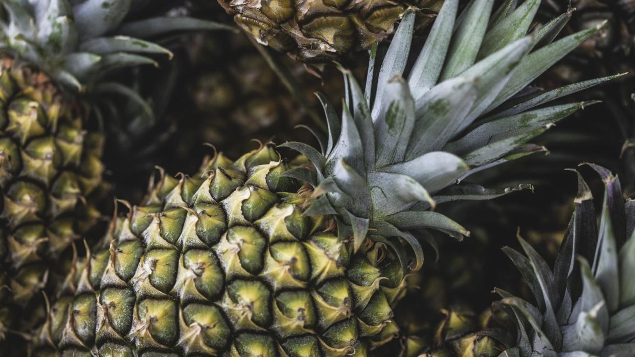  Harvested pineapples  