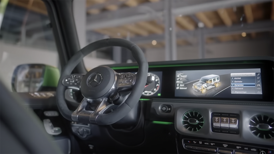 The cabin features a 12.3-inch digital display. - Credit: Mercedes-AMG