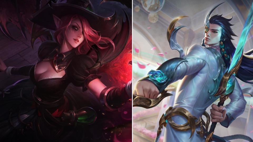 Nine new skins are also coming in 3.4, including Bewitching Morgana and Crystal Rose Yone. (Photo: Riot Games)