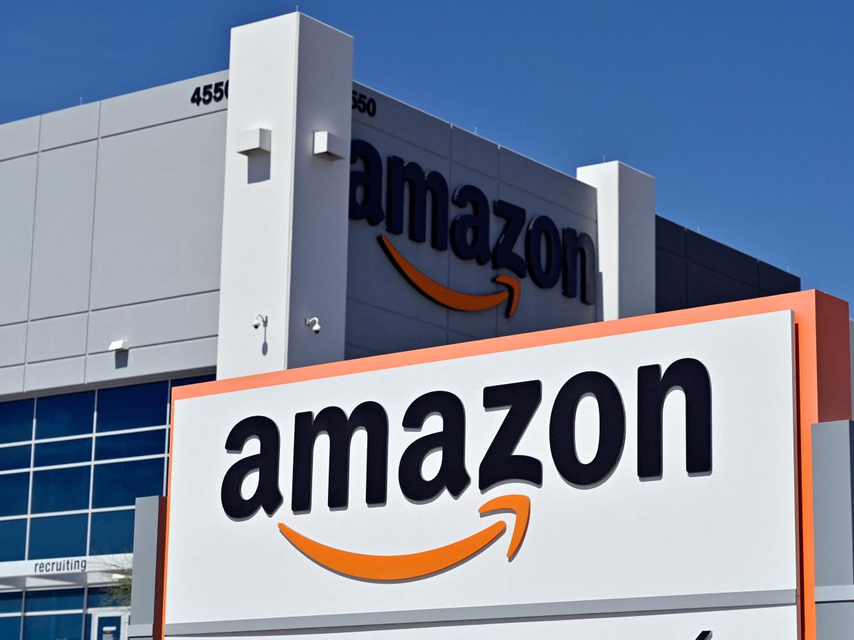 <p>An Amazon facility in Las Vegas, Nevada</p> (AFP via Getty)