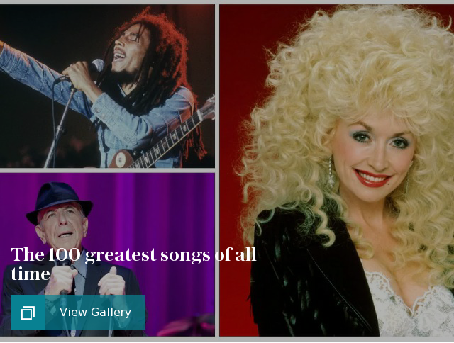 The 100 greatest songs of all time