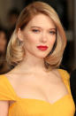 French actor Lea Seydoux's glamorous red lip was a BAFTAs red carpet highlight. <b>RELATED:</b> The Ultimate Guide To Kissable Lips